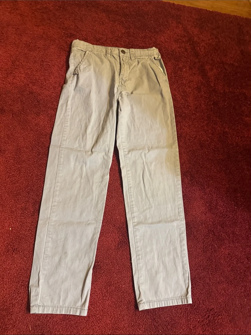 OshKosh B'gosh Boys' Light Gray Chinos